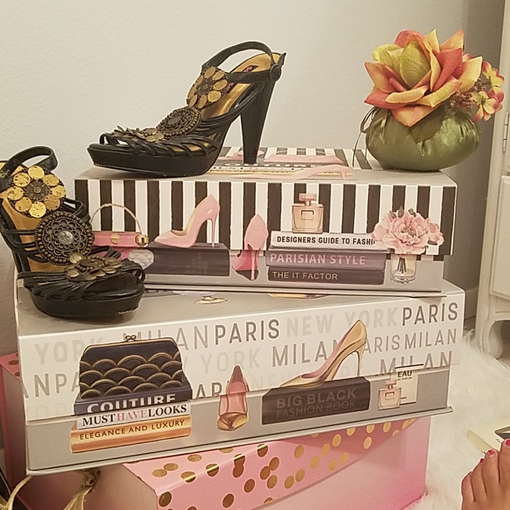 Strappy heels